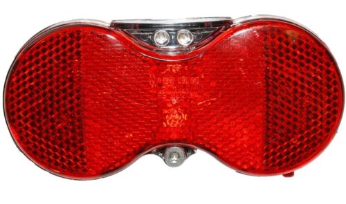 Baklampa Herrmans H-Vision 2 dioder till pakethållare 50mm Inkl. batterier