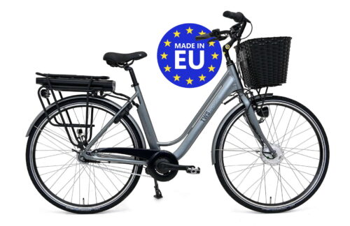 TWS DYNAMIC Elcykel 51cm 7 vxl Grafitgrå fotbroms