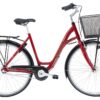Winther Shopping 3vxl 52cm Röd inkl. korg