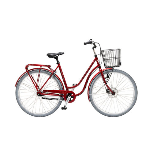 Skeppshult SMILE DAM, 3-VXL. MED KORG (47CM), FLAMRÖD